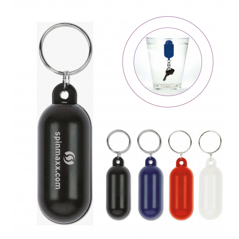 Porte-clés flottant personnalisable PARE-BATTAGE avec votre logo