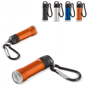 Porte-clés lampe torche LED en bambou personnalisable - PIANTI- Vertlapub